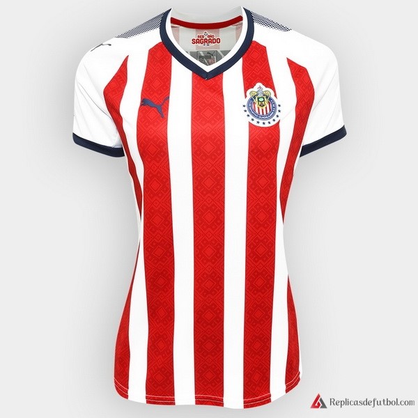 Camiseta CD Guadalajara Mujer Primera equipación 2017-2018